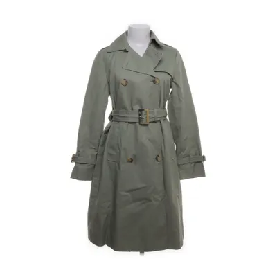 Trenchcoat (Groen) van Mango Katoen, Polyester