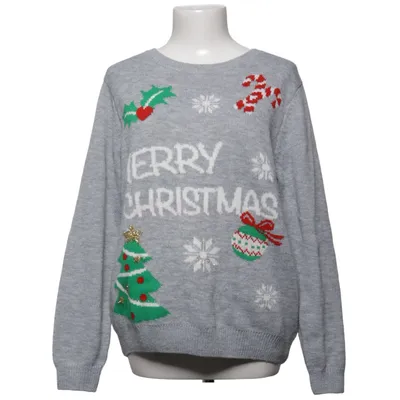 Christmas sweater (Gray, Multicolored) from Love Knitwear Acrylic