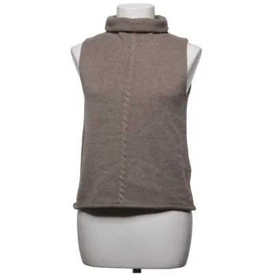 Pull sans manches (Gris) de Yaya Women Coton, Polyamide, Laine