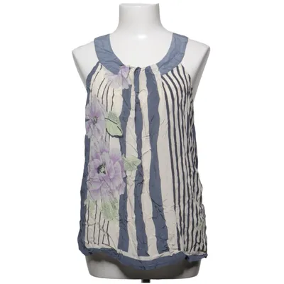 Top (Blue, White, Multicolored) from Lux Silk