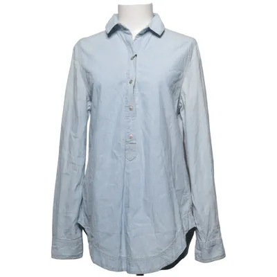 Denim blouse (Blauw) van Tommy Hilfiger Denim Katoen
