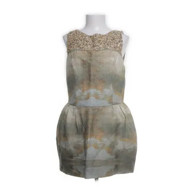Jurk (Groen) van H&M Conscious Collection Organisch katoen, Lyocell, Zijde, Gerecycled polyester