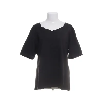 T-shirt (Zwart) van Long Island Katoen, Elastaan