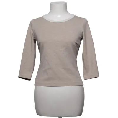 T-shirt à manches longues (Beige) de Vanilia Coton, Élasthane, Polyester