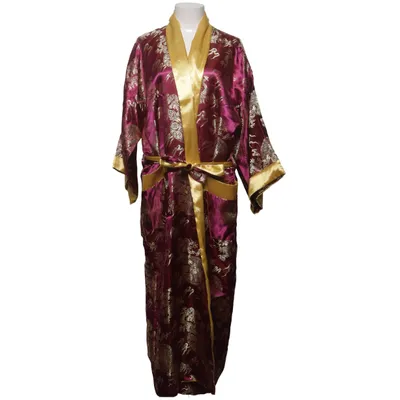 Kimono (Violet, Or) de NK Soie