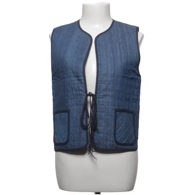 Outer vest (Blue) from Britt Sisseck Cotton