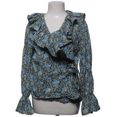 Blouse (Blue, Multicolored) from Why Stockholm Red Cotton