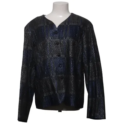 Blazer (Blue, Gray) from Oscar Acetate, Elastane, Polyamide