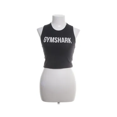 Crop top (Svart) från Gymshark Bomull, Elastan