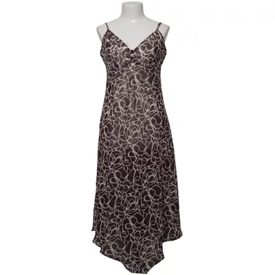 Robe longue (Marron, Blanc) de Darjeeling