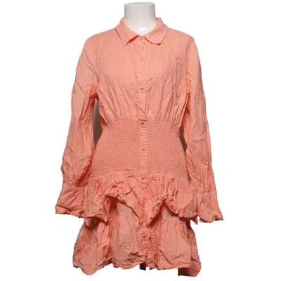 Kjole (Pink) fra By Malina Bomuld, Linned