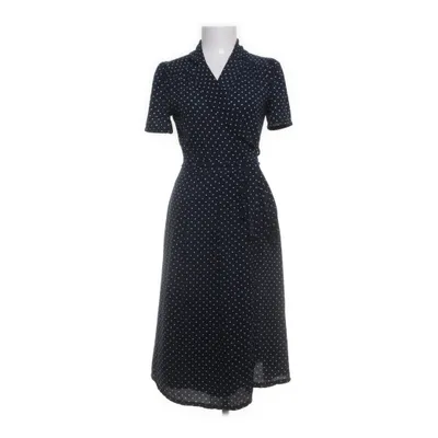 Omlottklänning (Blå, Vit) från Rude Polyester