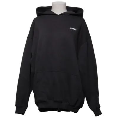 Sweat à capuche (Noir) de Stronger Coton biologique, Polyester recyclé