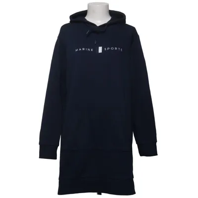 Hoodiekjole (Blå) fra Marine Scandinavian Sportswear Bomuld, Polyester