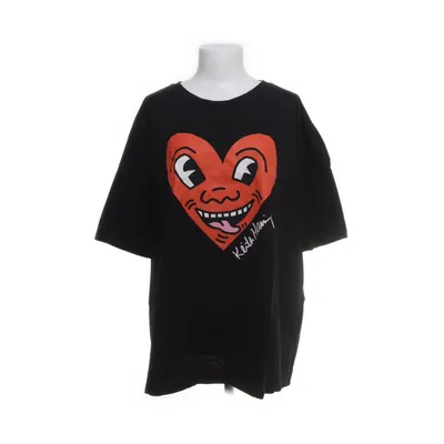 T-shirt (Black, Red) from Keith Haring Cotton