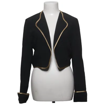 Veste (Noir, Or) de Joseph Ribkoff Acétate, Polyester, Viscose