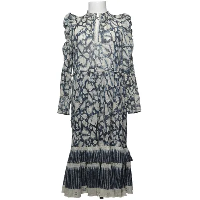 Robe (Bleu, Blanc, Multicolore) de Ulla Johnson Coton, Polyester, Soie