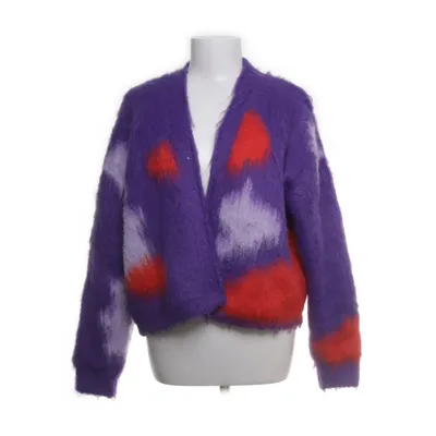 Jacket (Purple, Red) from Zara Acrylic, Elastane, Polyester, Wool