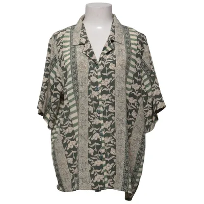 Kortärmad skjorta (Grön, Beige) från Berkertex Polyester
