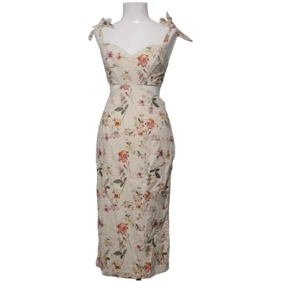 Dress (Beige, Multicolored) from By Malina Cotton, Linen, Viscose