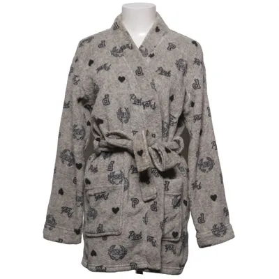 Bathrobe (Gray, Black) from Pink Victoria's Secret Polyester