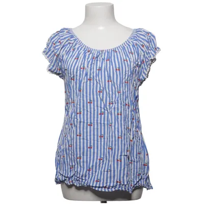 Top (Blue, White, Multicolored) from Cotton Republic Viscose