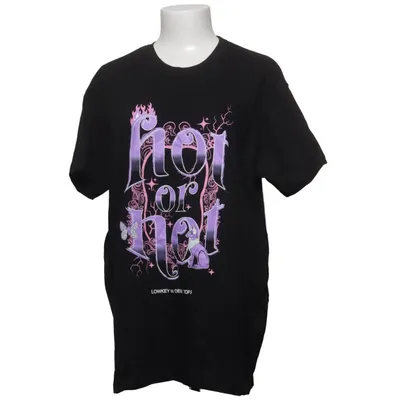 T-shirt (Sort, Lilla, Pink) fra B&C Collection Bomuld