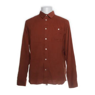 Button down shirt (Brown) from Knowledge Cotton Apparel Organic cotton