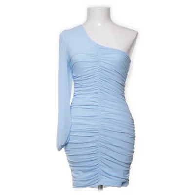 Cocktailklänning (Blå) från Shein Elastan, Polyester