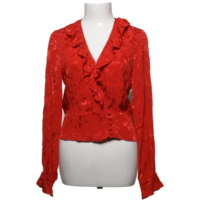Wrap blouse (Red) from H&M Trend Viscose