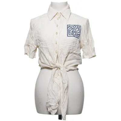 Chemise à manches courtes (Beige, Multicolore) de Kenzia Viscose