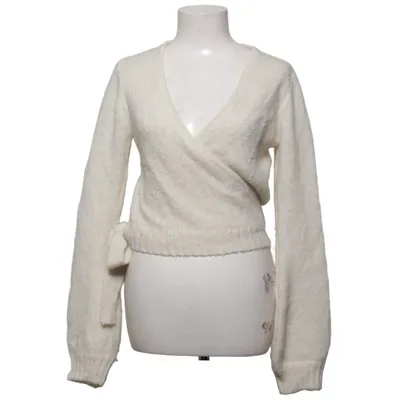 Wrap cardigan (White) from Lexington Alpaca wool, Nylon, Polyester