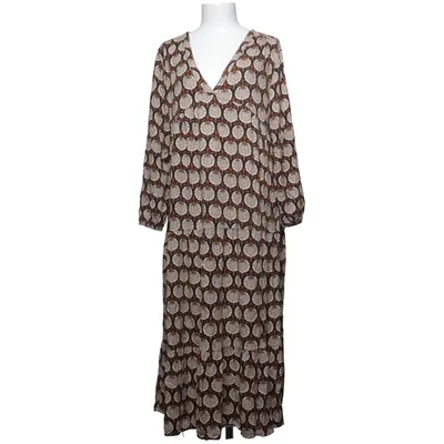 Jurk (Zwart, Beige, Bruin) van Marta du Chateau Viscose