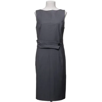Dress (Gray) from Rylko Polyester, Wool