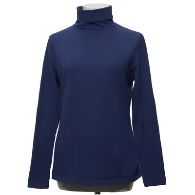 Turtleneck (Blå) fra My Basic Bomuld, Elastan