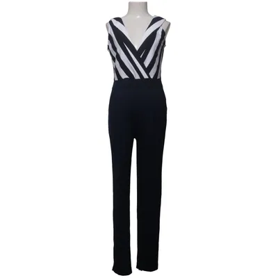 Jumpsuit (Blue, White) from Blu Elastane, Viscose