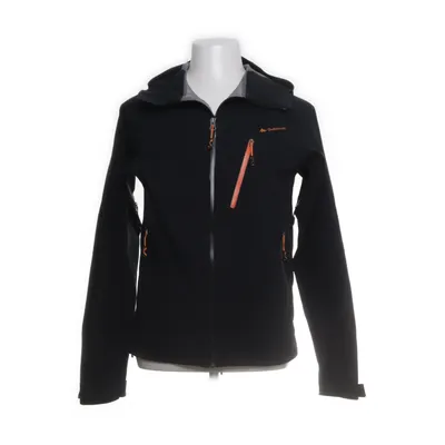 Allvädersjacka (Svart, Orange) från Quechua Elastan, Polyamid, Polyester