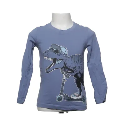 Long sleeve T-shirt (Blue) from Peuhu Cotton