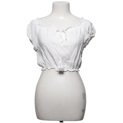 Crop top (Wit) van Gina Tricot Viscose
