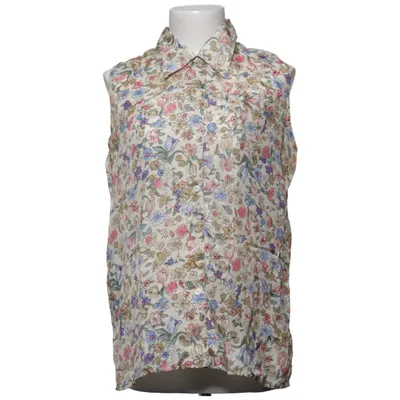 Haut (Beige, Multicolore) de Boyfriend Soie
