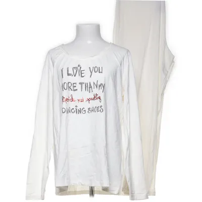 Pyjamas (Vit, Flerfärgad) från Tom Tailor Bomull