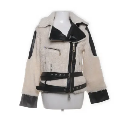Shearlingjacka (Vit, Svart) från Sirmaza Polyester