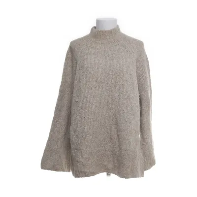 Trui (Beige) van Second Female Acryl, Alpacawol, Katoen, Polyamide, Wol