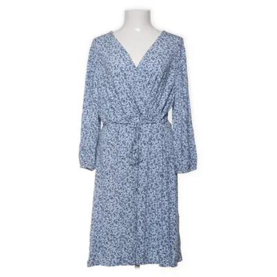 Omlottklänning (Blå, Vit, Flerfärgad) från Indiska Elastan, Viskos