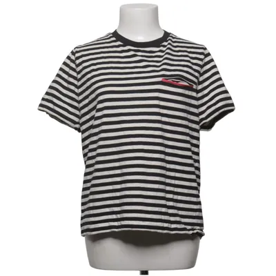 T-shirt (Zwart, Wit) van Massimo Dutti Katoen
