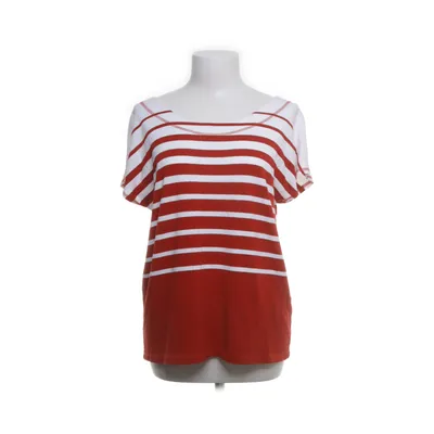 Top (White, Red) from Mingel Elastane, Viscose