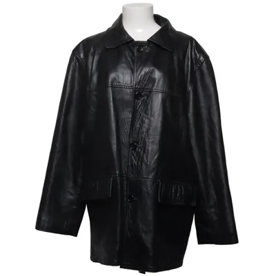 Läderkappa (Svart) från Cuir Veritable