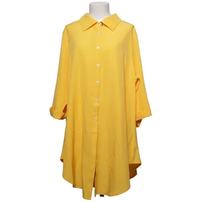 Robe chemise (Jaune) de Shein Curve Polyester