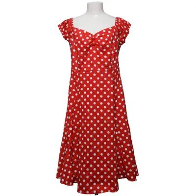 Kleid (Rot, Weiß) von Collectif Baumwolle, Elasthan