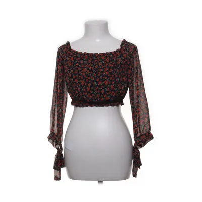 Crop top (SEVEN/7 AOP RUFFLE SKIRT) van Seven Sisters Elastaan, Polyester, Viscose